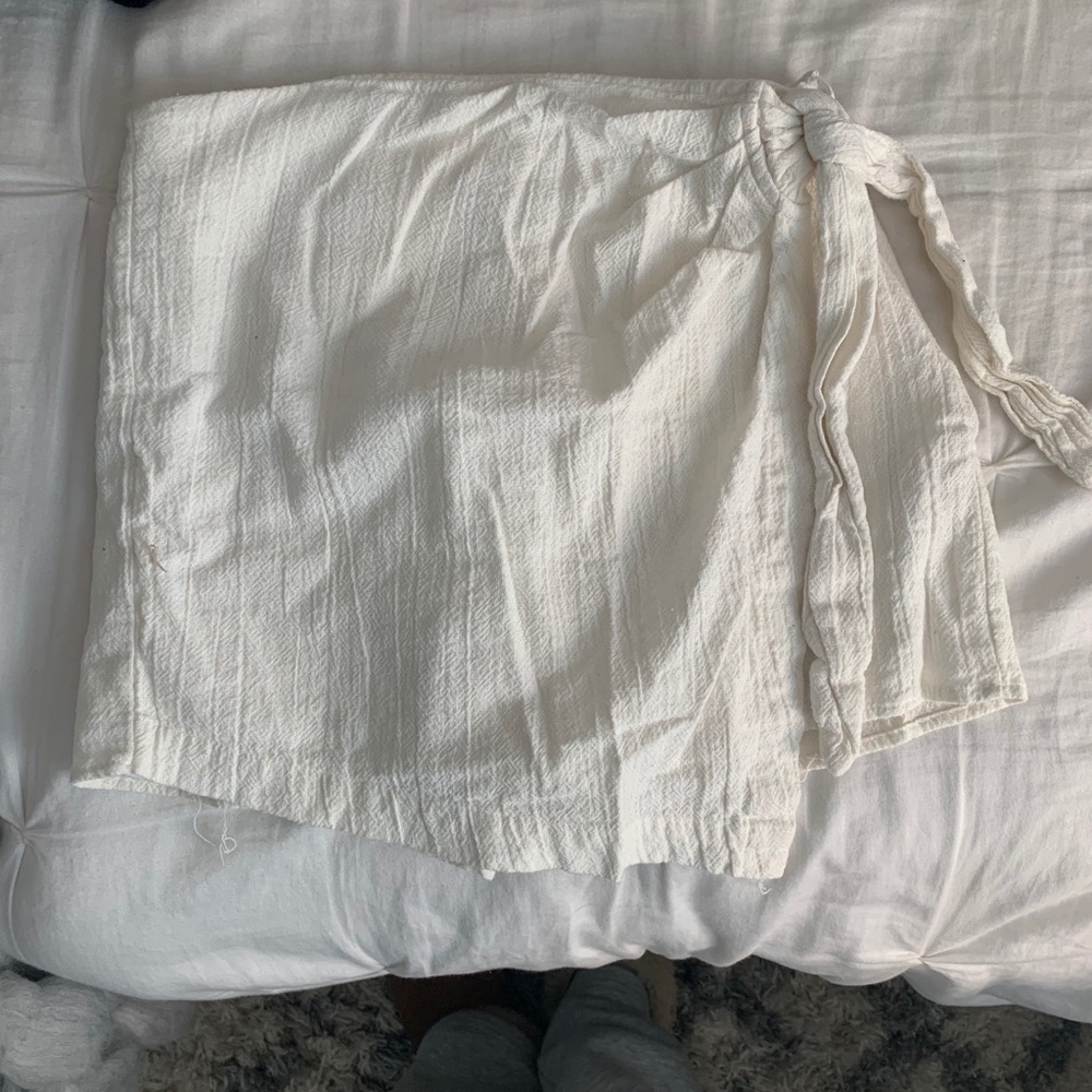 White skirt